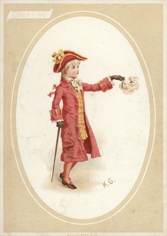 Jeune garçon en costume du XVIIIe siècle - American School