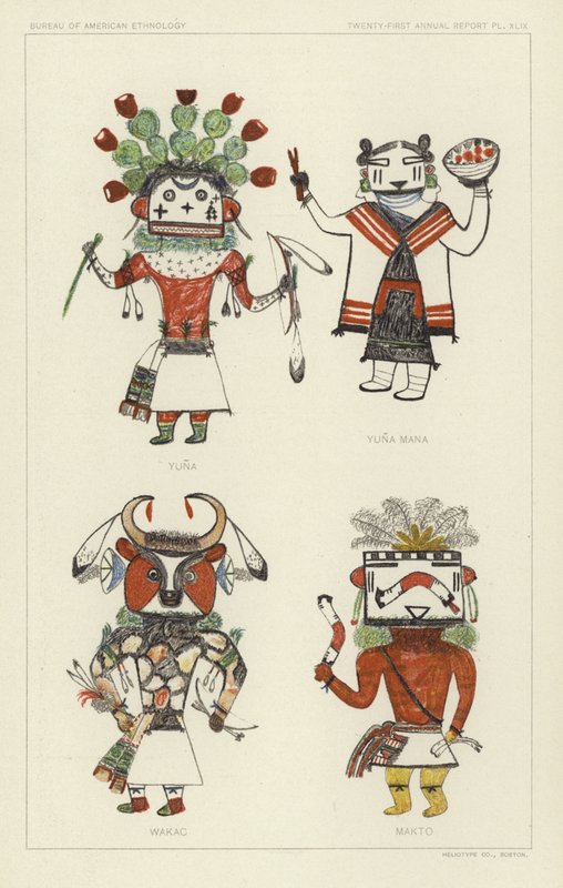 Yuna, Yuna Mana, Wakac, Makto (lithographie couleur) - American School