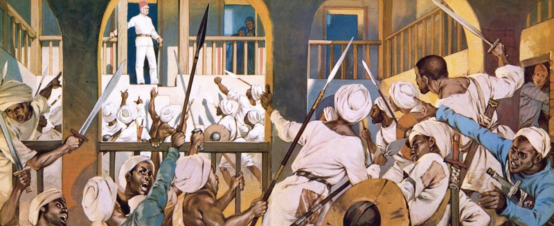 Le général Gordon sur le point d