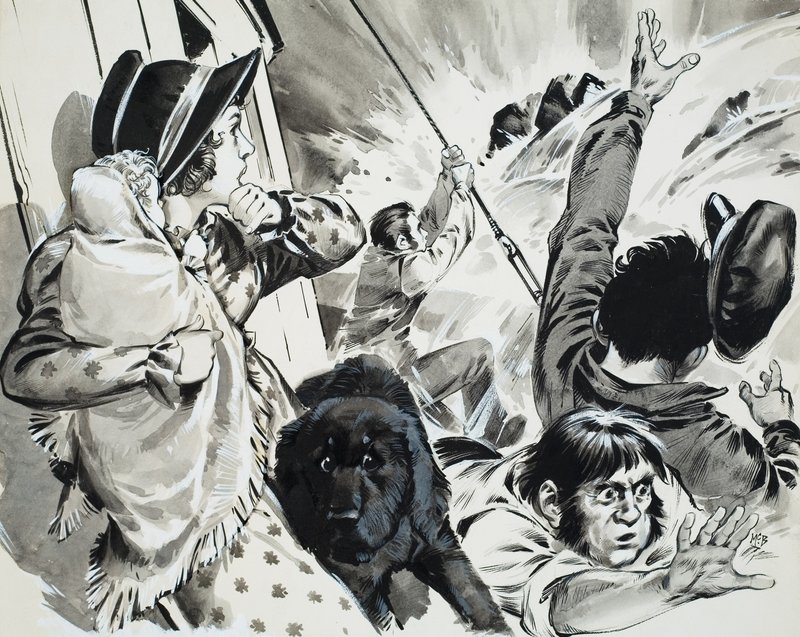 Bateau à vapeur du Mississippi (gouache sur papier) - Angus McBride