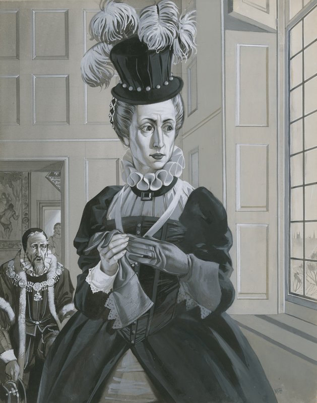 La reine Élisabeth I, apprenant l