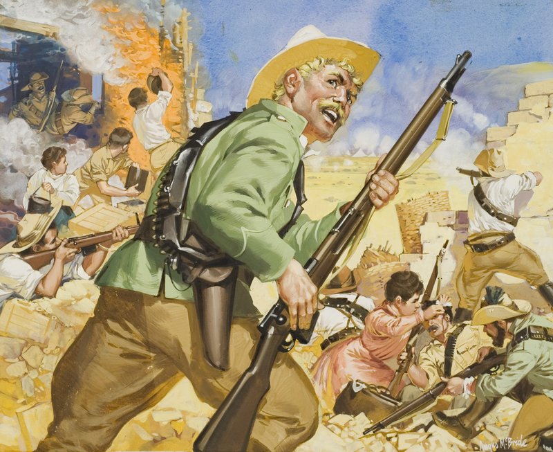 Siège de Mafeking, de 1899-1900 (gouache sur papier) - Angus McBride