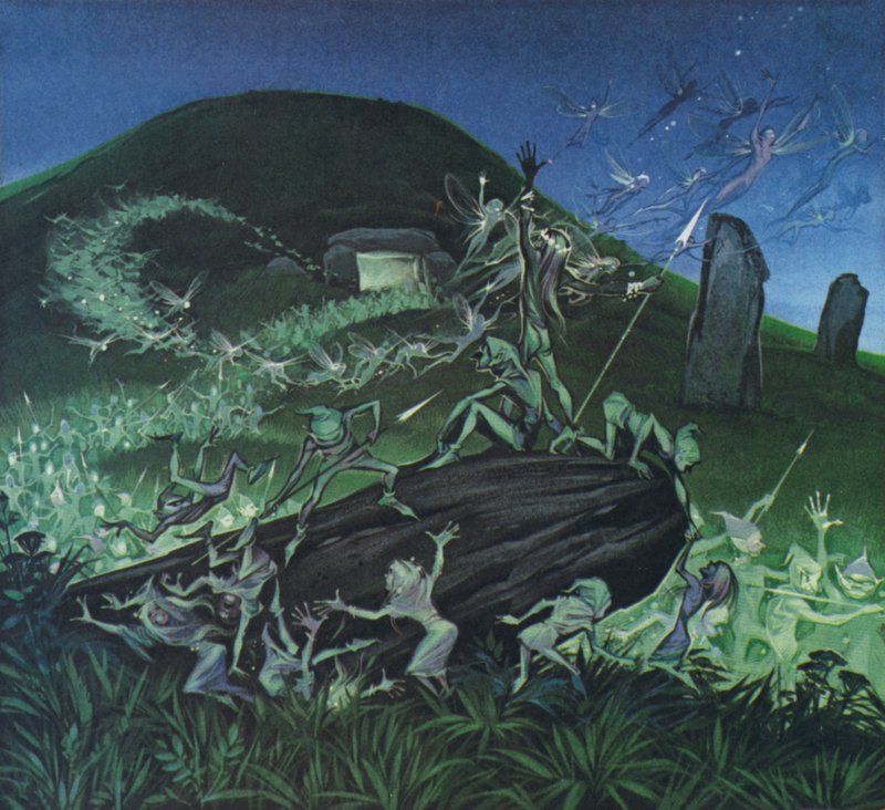 Le petit peuple (lithographie couleur) - Angus McBride