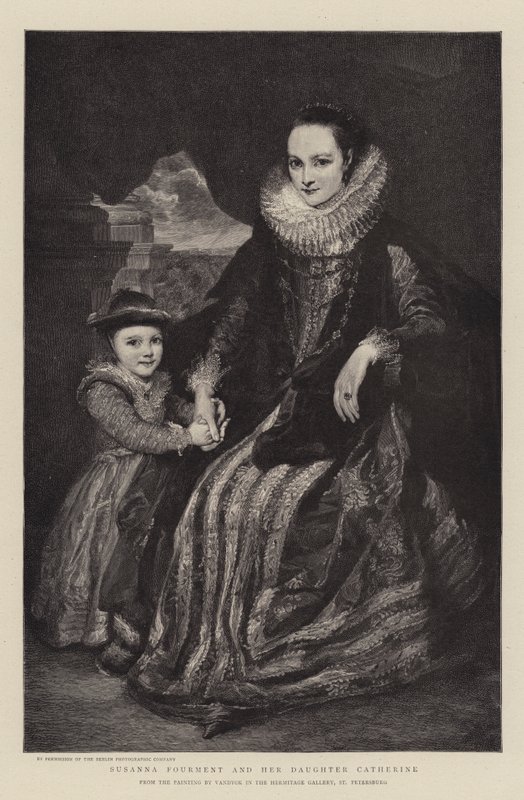 Susanna Fourment et sa fille Catherine - Anthony van Dyck