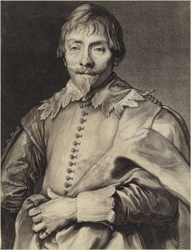 Portrait de Willem Hondius - Anthony van Dyck