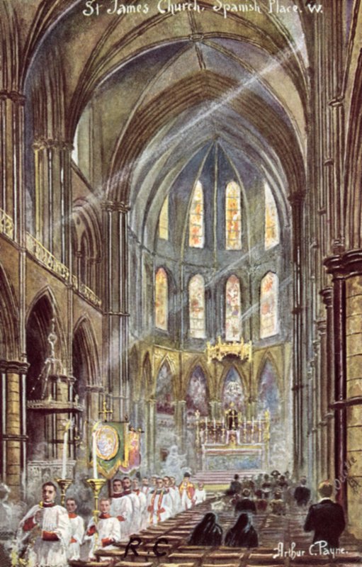 Église Saint-Jacques, Spanish Place - Arthur Charles Payne