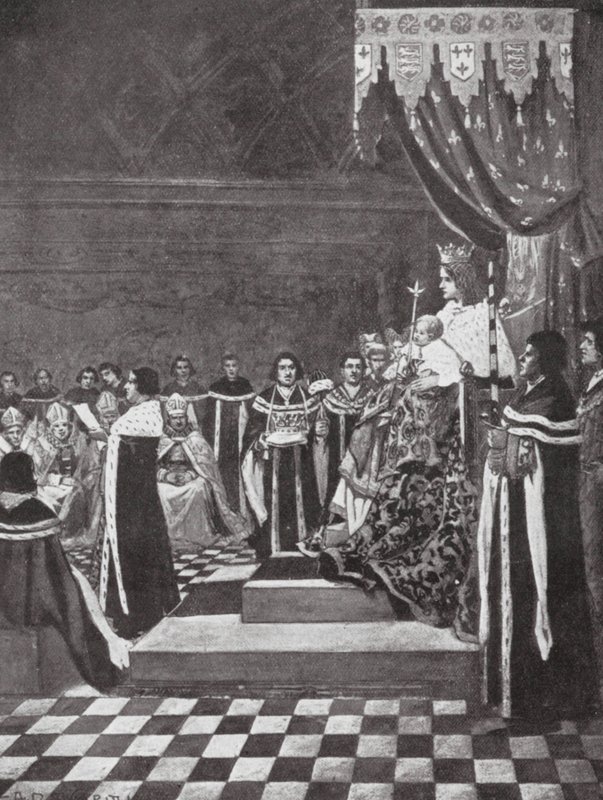 Henri VI ouvrant le Parlement avec sa mère - Arthur David (after) McCormick