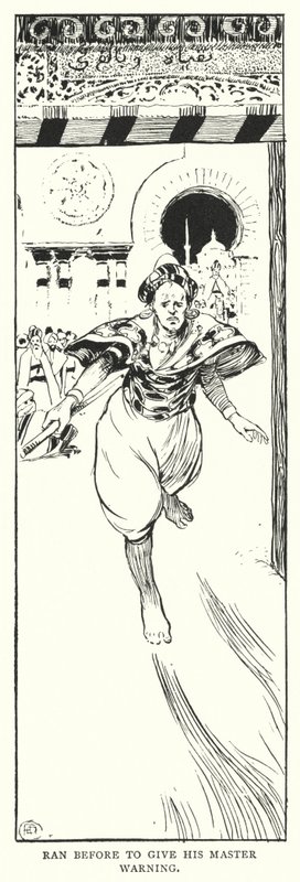 Couru devant pour avertir son maître - Arthur David McCormick