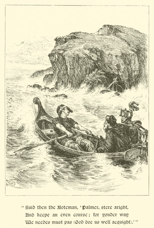 Sir Guyon, Le Rocher du Reproche - Arthur George Walker