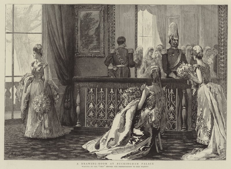 Un salon au Palais de Buckingham - Arthur Hopkins