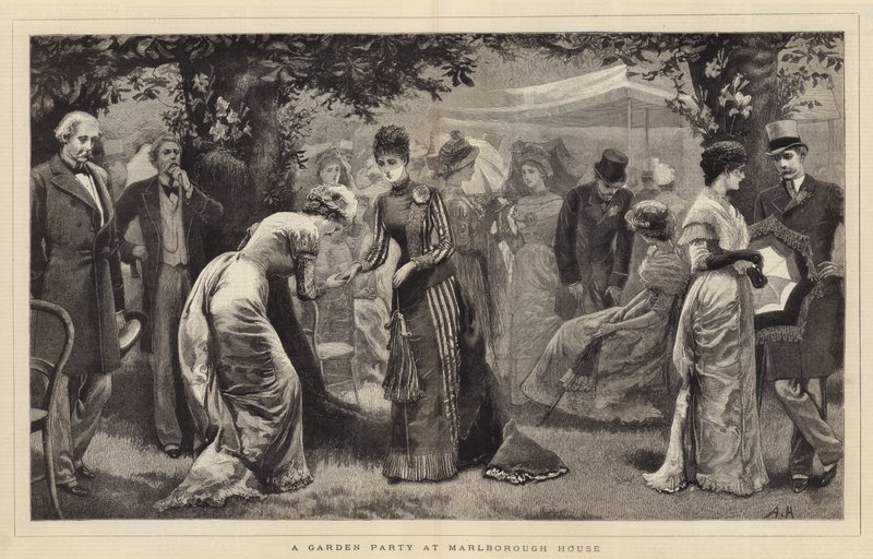 Une fête dans le jardin à Marlborough House - Arthur Hopkins