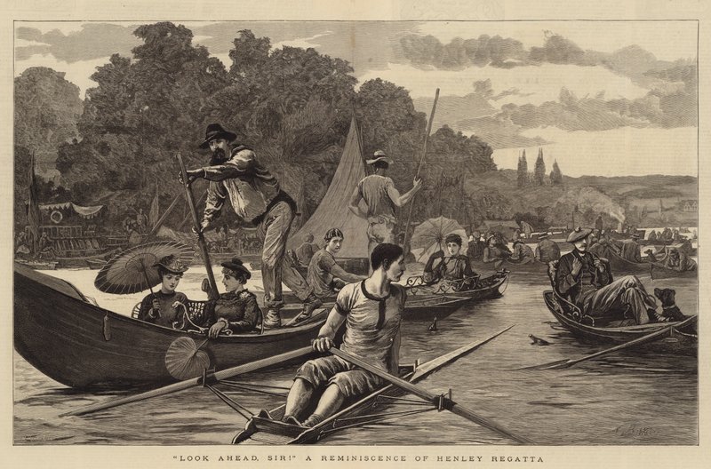 Regardez devant, monsieur ! Un souvenir de la régate de Henley - Arthur Hopkins