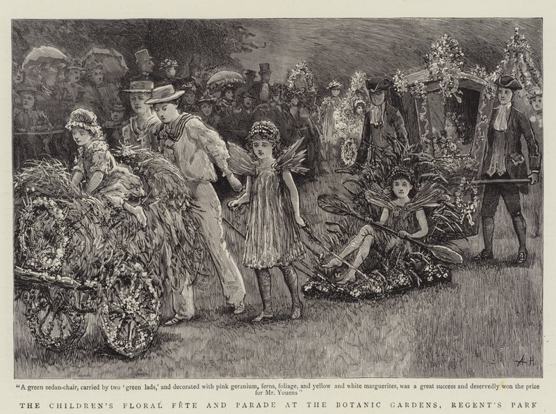 La Fête florale des enfants et le défilé aux Jardins botaniques, Regent