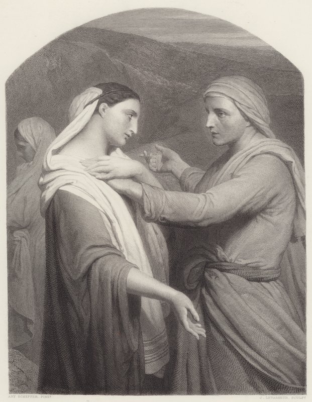Ruth et Naomi - Ary Scheffer