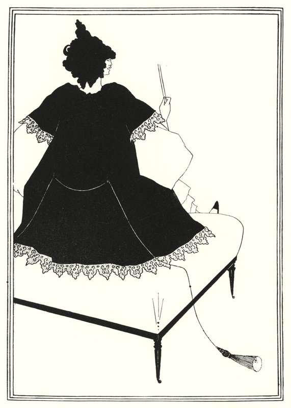 Salomé sur Settle - Aubrey Beardsley