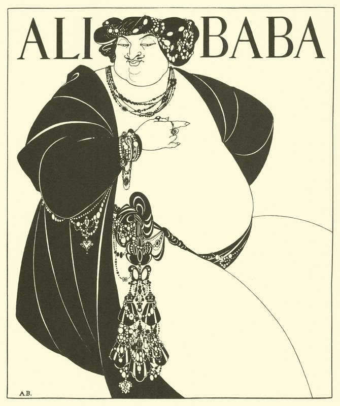 Ali Baba - Aubrey (after) Beardsley