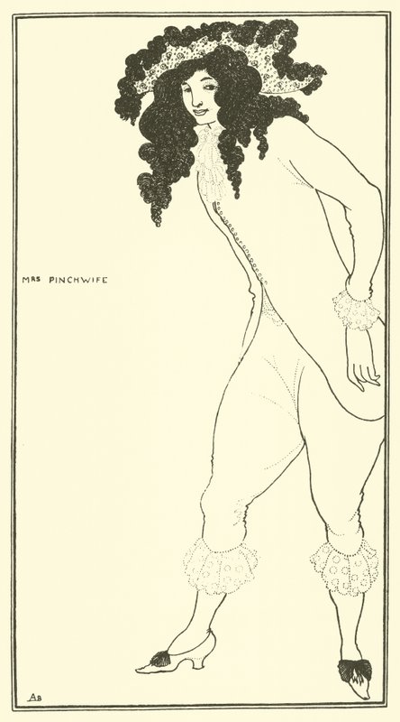 Mme Pinchwife - Aubrey Beardsley