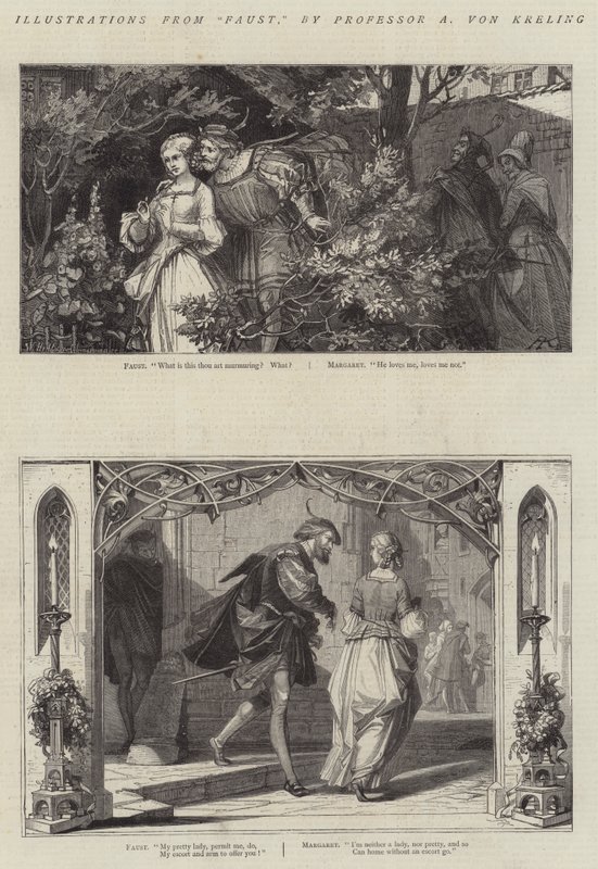 Illustrations de Faust - August von Kreling