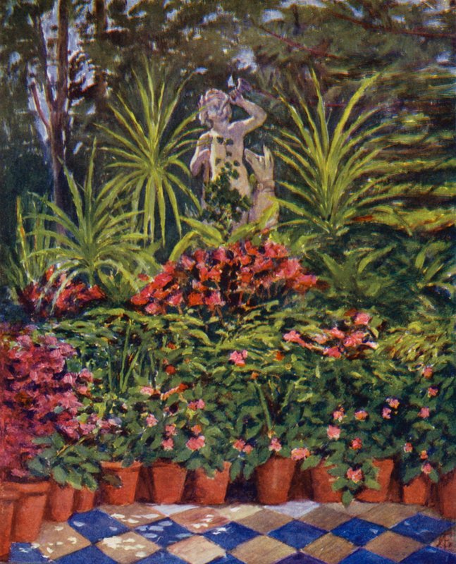 Dans les jardins de la villa de Marion Crawford - Augustine Fitzgerald