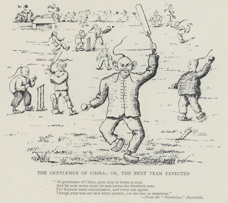 Les Gentilshommes de Chine, ou la prochaine équipe attendue (lithographie) - Australian School
