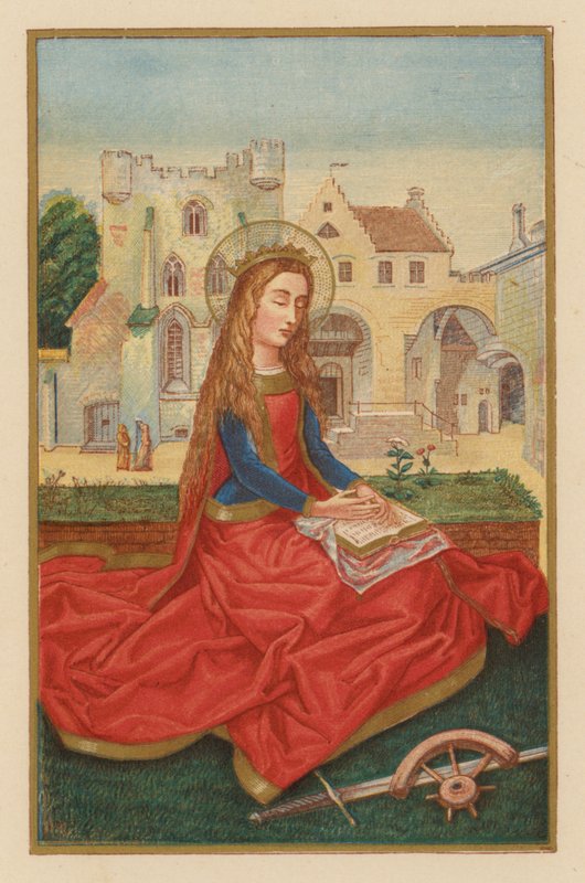 Sainte Catherine, vierge et martyre - Austrian School