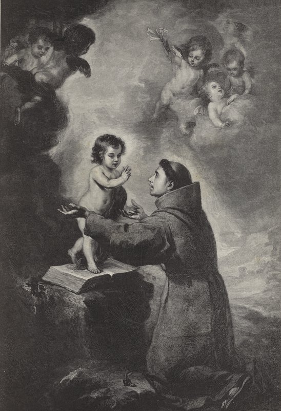 La Vision de Saint Antoine de Padoue - Bartolomé Esteban Murillo