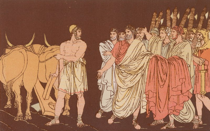 Cincinnatus appelé à être dictateur - Bartolomeo Pinelli