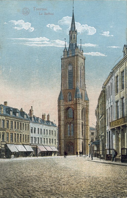 Tournai: Le Beffroi (coloured photo) - Belgian Photographer