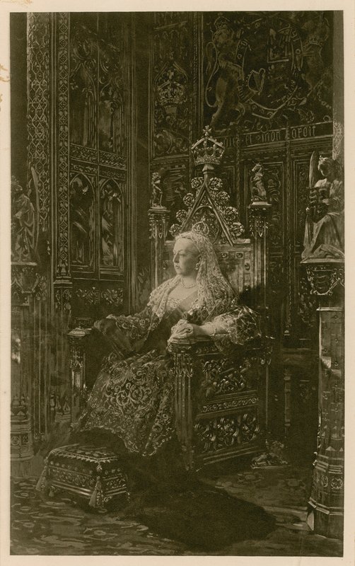 Portrait de la reine Victoria - Benjamin  Constant