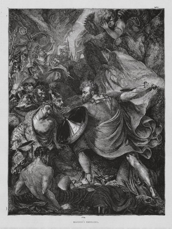 Assassinat de L S Dentatus - Benjamin Robert (after) Haydon