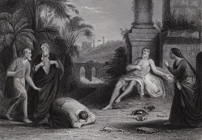 Le Seigneur a donné et le Seigneur a repris, béni soit le nom du Seigneur - Bernard (after) Picart