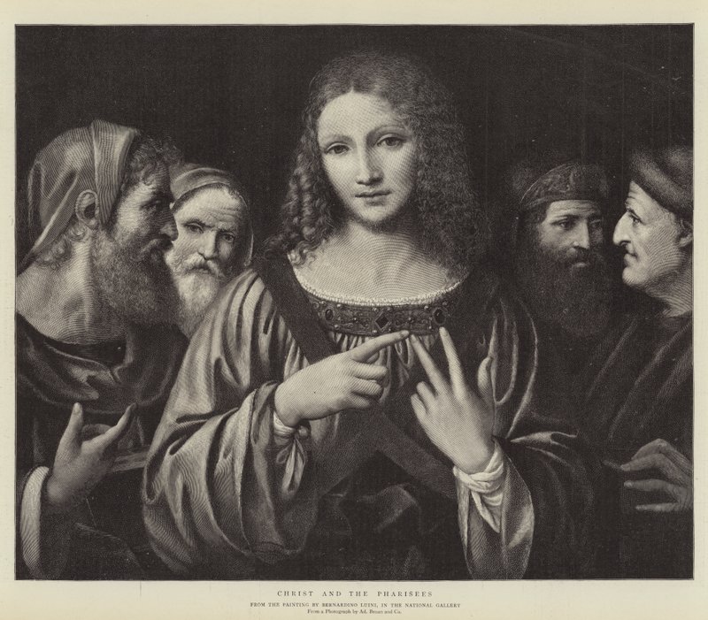 Le Christ et les Pharisiens - Bernardino Luini