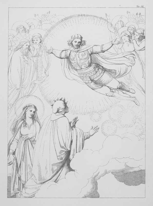 La Divine Comédie de Dante, Paradiso (Ciel), Planche IX - Bernhard Schuler