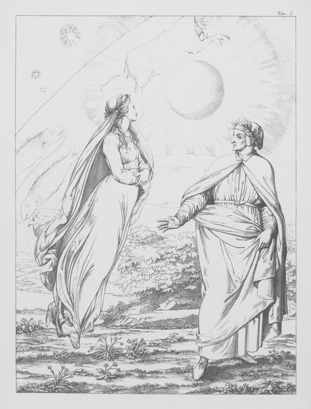 La Divine Comédie de Dante, Paradiso (Paradis), Planche I - Bernhard Schuler
