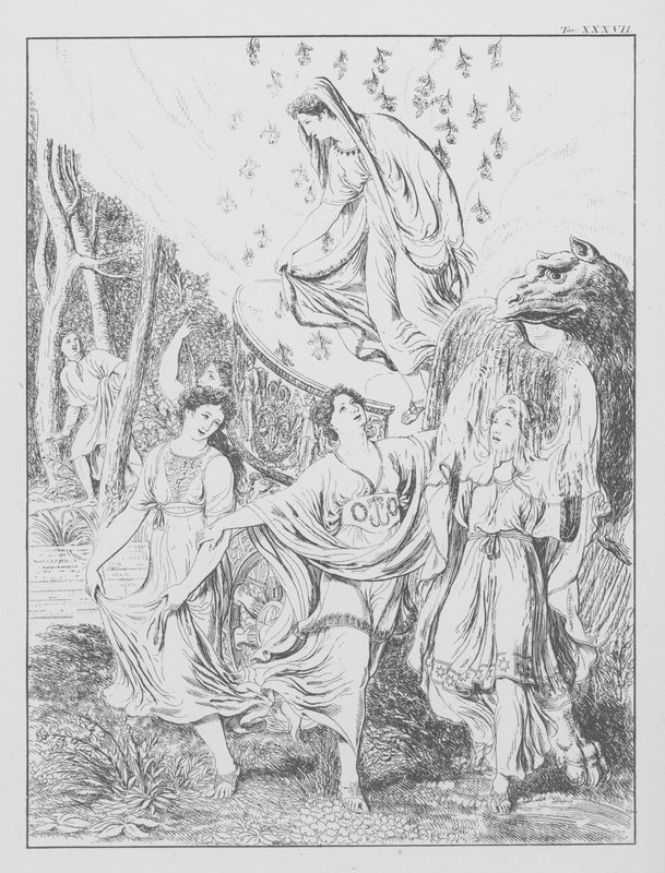 La Divine Comédie de Dante, Purgatorio (Purgatoire), Planche XXXVII - Bernhard Schuler