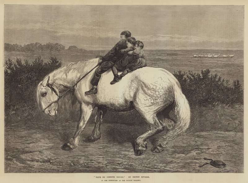 Equo ne Credite Teucri - Briton Riviere