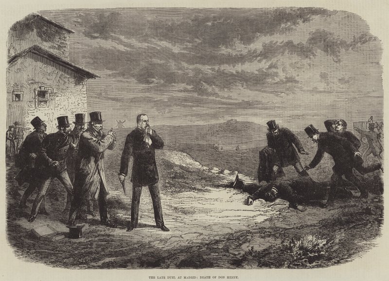 Le dernier duel à Madrid, mort de Don Henry - Burn Smeeton