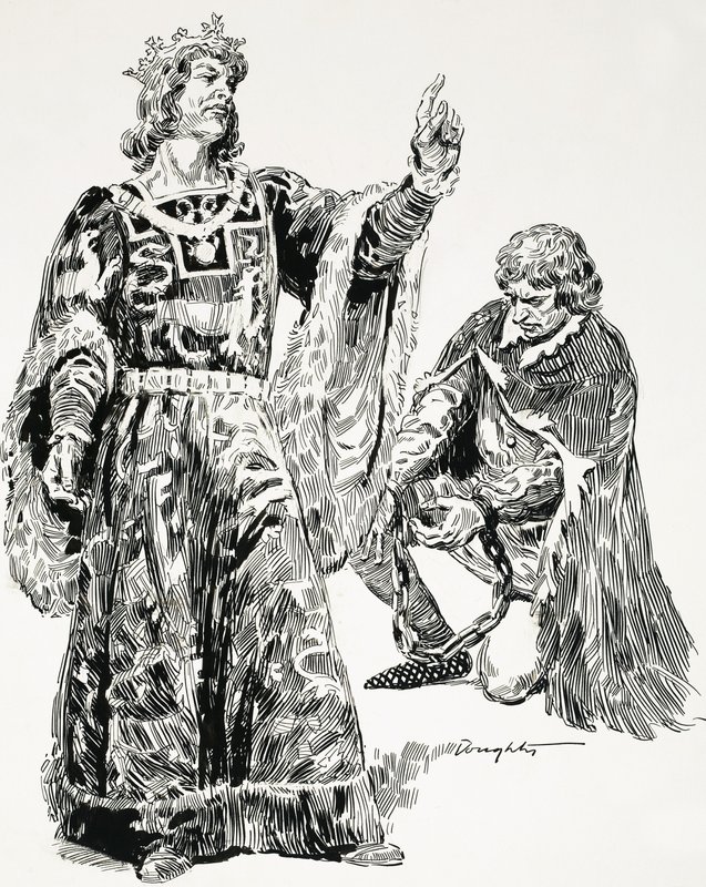 Édouard III saisit Roger Mortimer et l