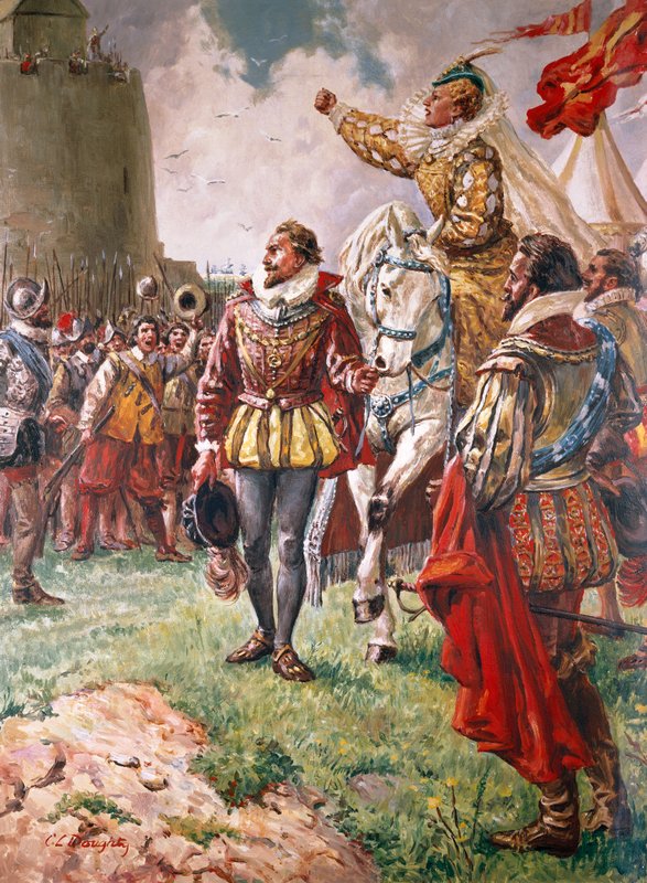 Elizabeth I (1533-1603) La reine guerrière (gouache sur papier) - C.L. Doughty