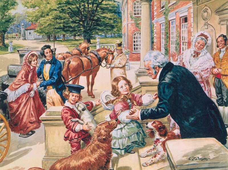 Les grands-parents accueillent leurs petits-enfants - C.L. Doughty