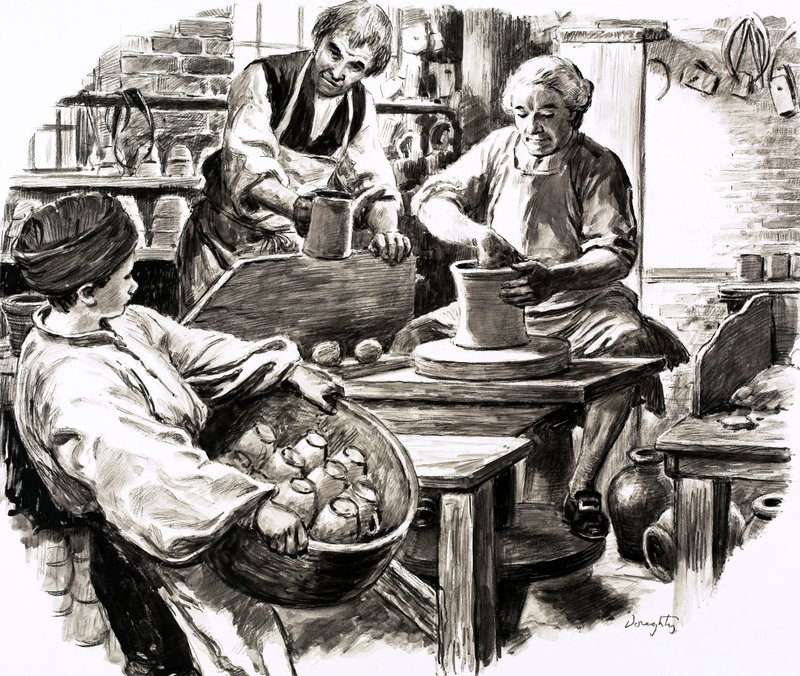Josiah Wedgwood a fait son apprentissage dans l