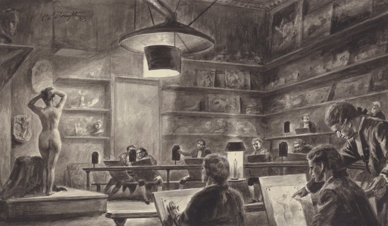Classe de vie à la Royal Academy, Londres - C.L. Doughty