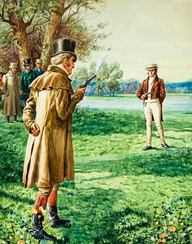 Duel entre le duc de Wellington et Lord Winchelsea - C.L. Doughty