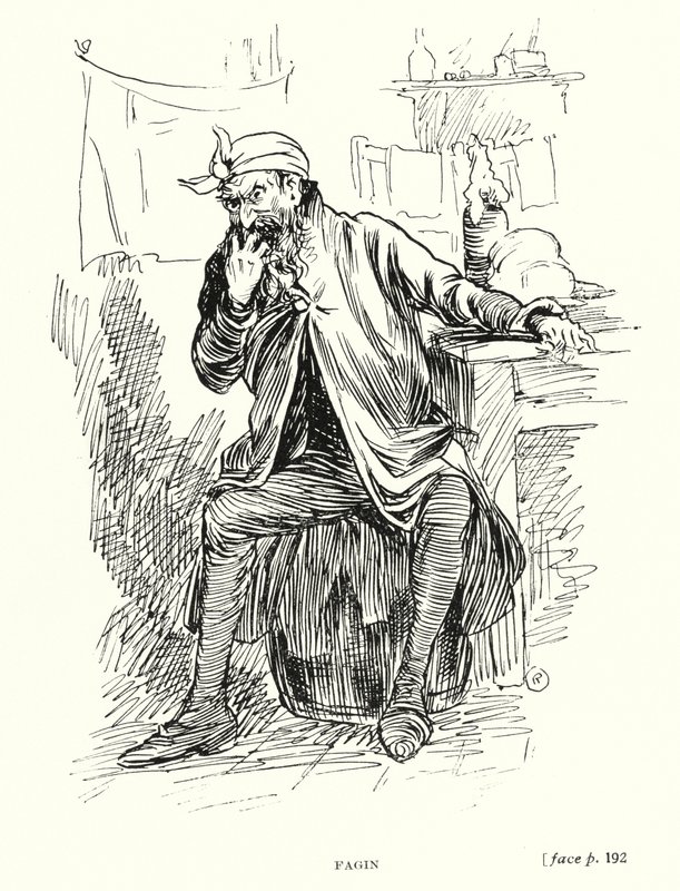 Personnage de Dickens : Fagin - Captain Edward Henry Handley Read