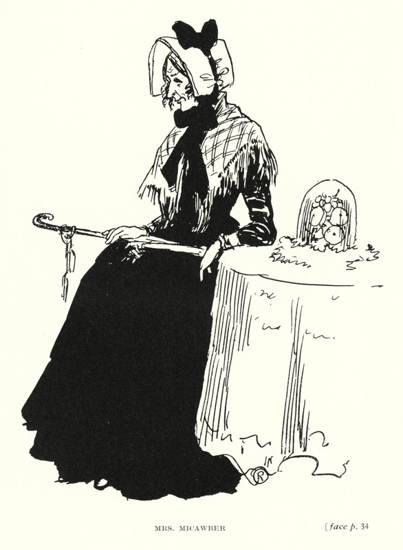 Personnage de Dickens : Mme Micawber - Captain Edward Henry Handley Read