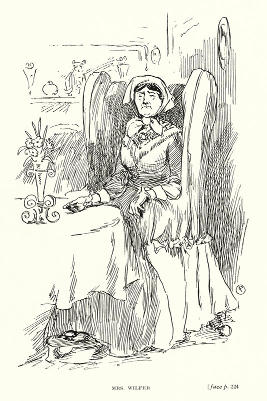 Personnage de Dickens : Mme Wilfer - Captain Edward Henry Handley Read