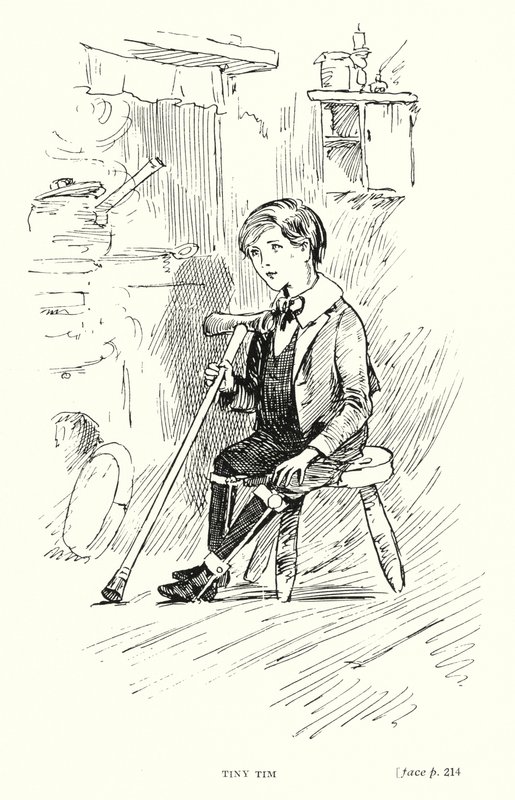 Personnage de Dickens : Tiny Tim - Captain Edward Henry Handley Read
