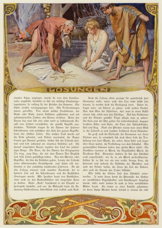 Lecture des runes - Carl Emil Doepler
