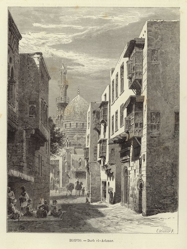 Égypte - Darb al-Ahmar au Caire - Carl Friedrich Heinrich Werner