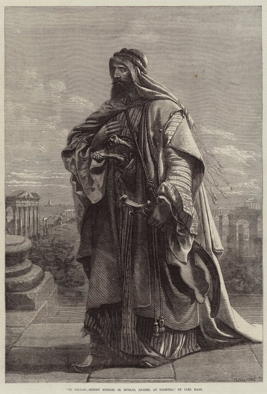 Es Salaam, Sheikh Michael El Musrab, Anazeh, à Palmyre - Carl Haag